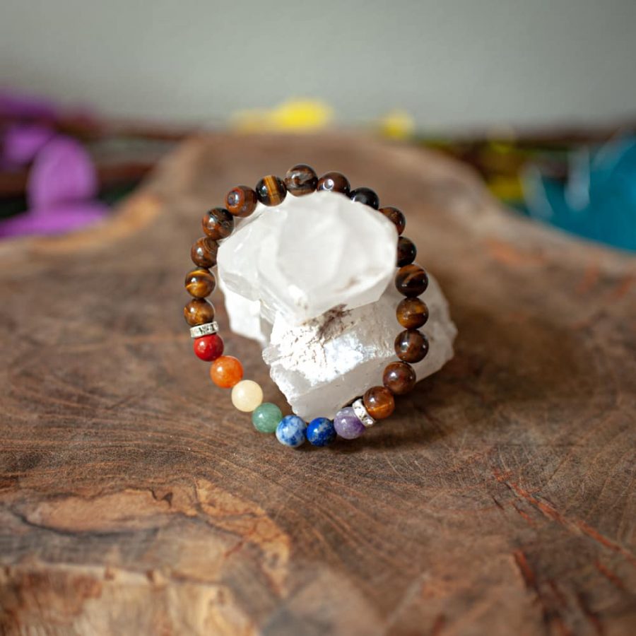 tijgeroog tweede chakra armband
