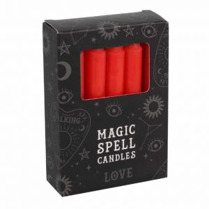 Magic Spell Kaarsen Liefde (Rood - 12 stuks)