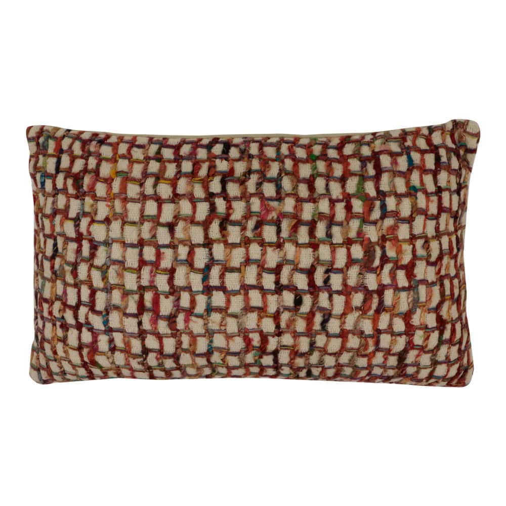 Katoenen Kussen Jaipur Multicolor (Rechthoekig - met Vulling)