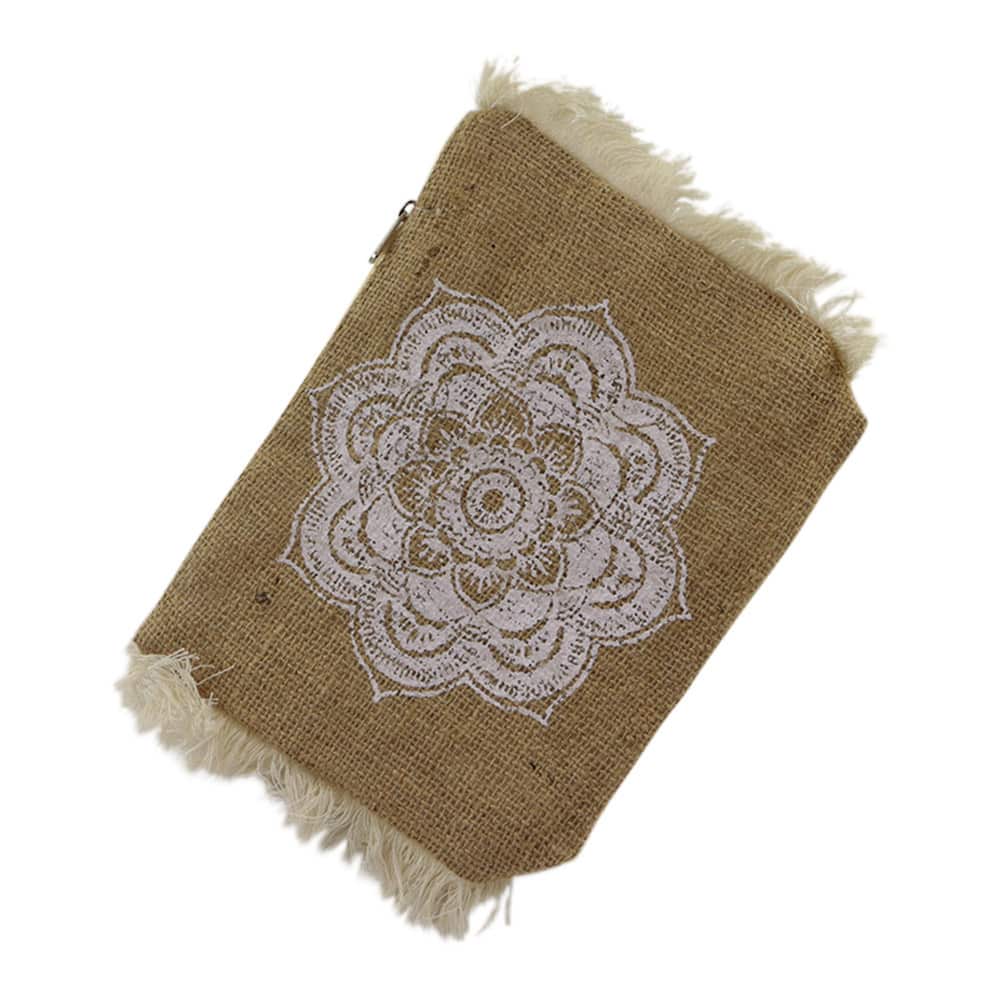 Jute Toilettas met Mandala