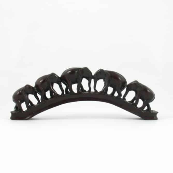 Beeld Polystone Olifanten Brug