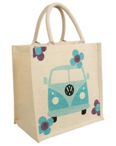 Juten Tas met Volkswagen Camper