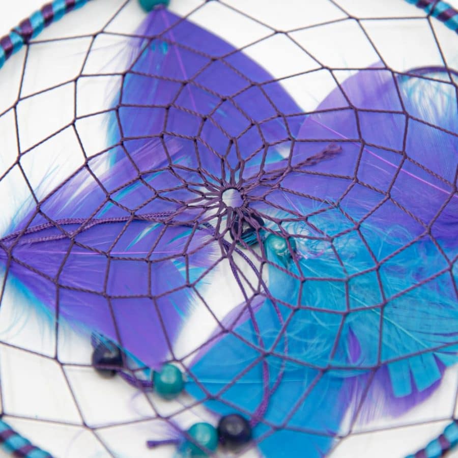 dromenvanger mandala paars blauw