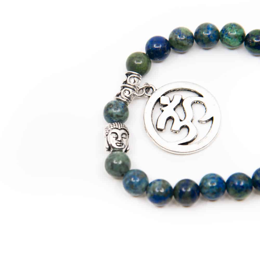 armband blauw groen ohm teken