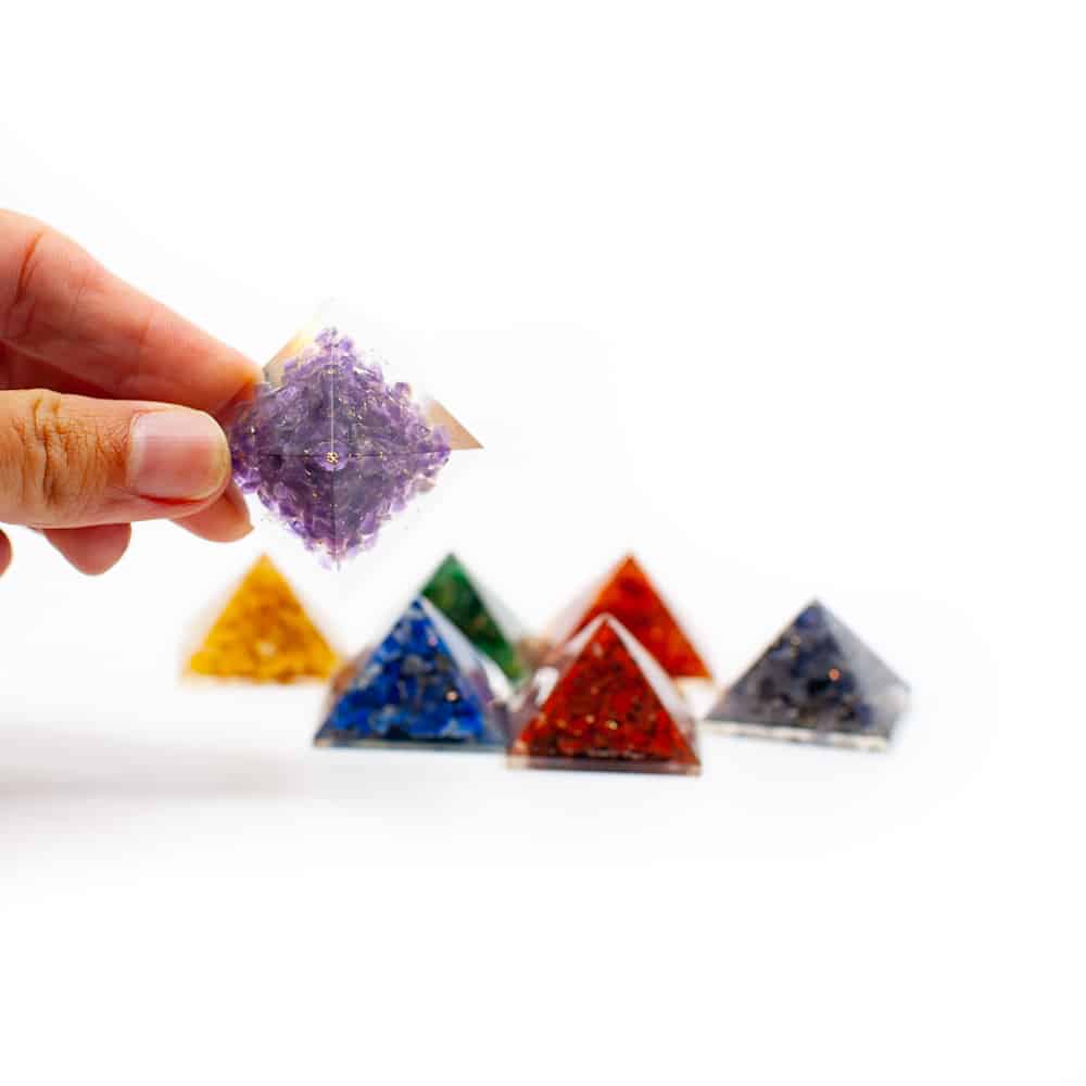 chakra piramides orgone