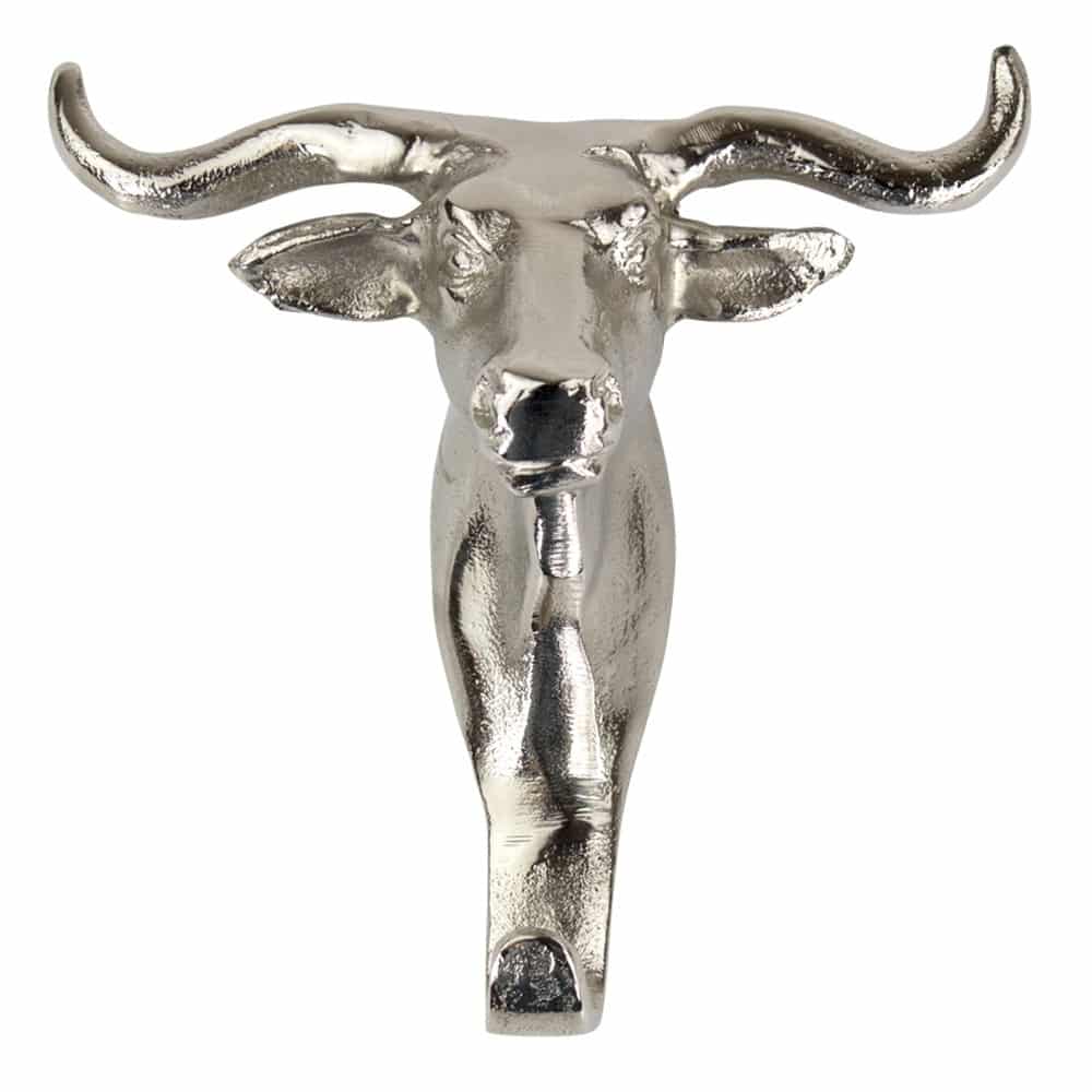Kapstokhaak Stier (19 cm)