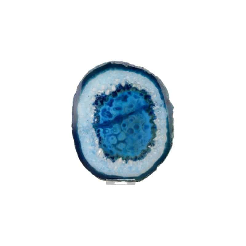 Agaatschijf Blauw Gekleurd (Model 60)