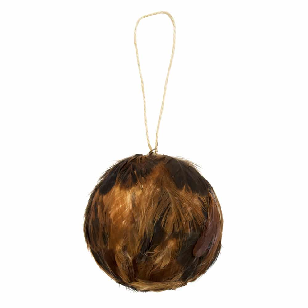 Decoratieve Bal Veren Fazant (Ø 8 cm)