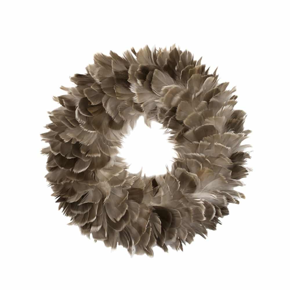 Decoratieve Verenkrans Gans Grijs (28 cm)
