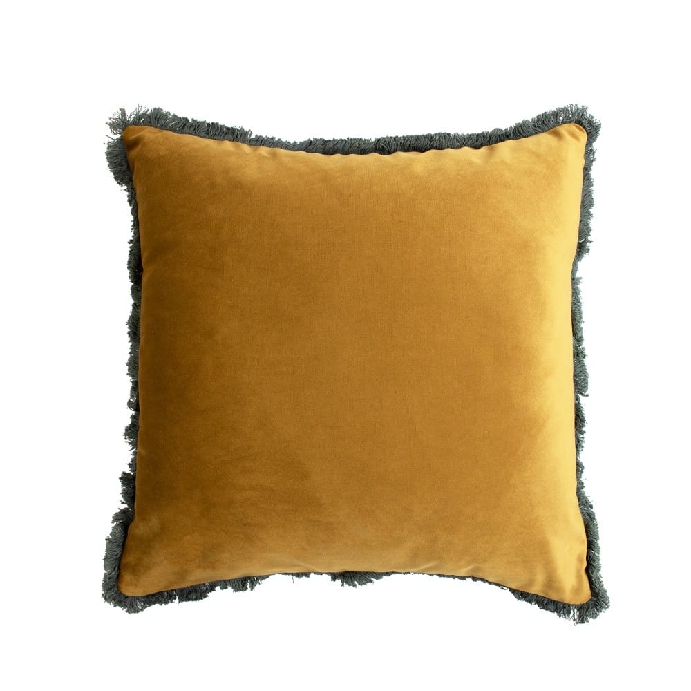 Koperkleurig Fluwelen Kussen (45 x 45 cm)
