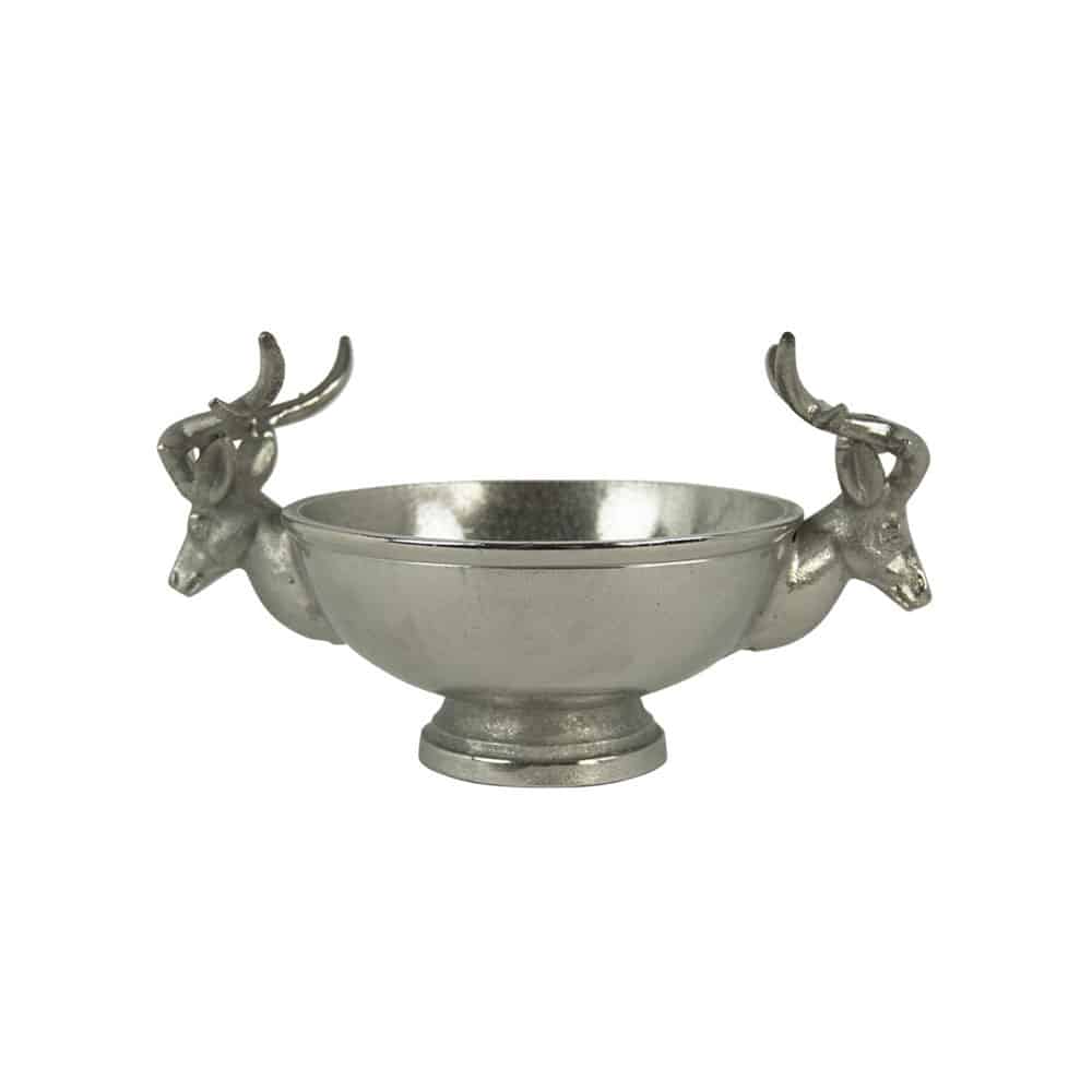 Aluminium Schaal Hert (25 x 17 cm)