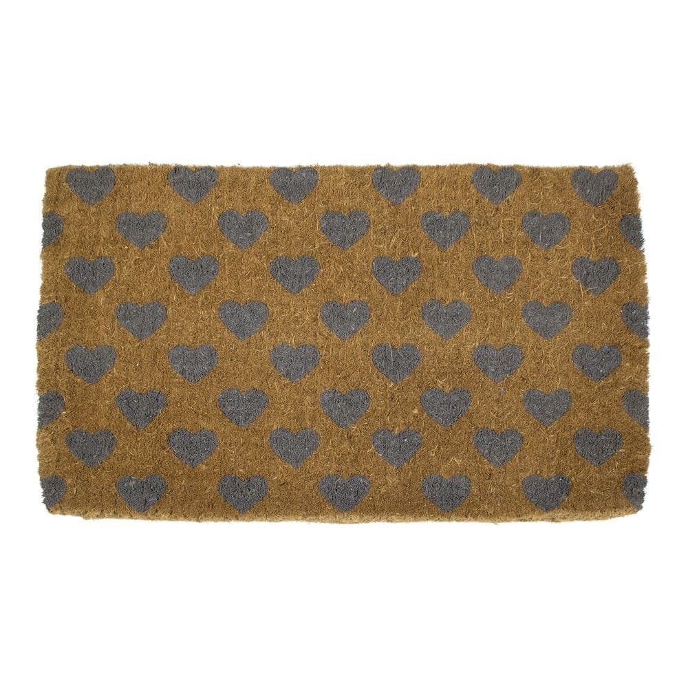 Handgeweven Kokosmat Lots of Love (75 x 45 cm)