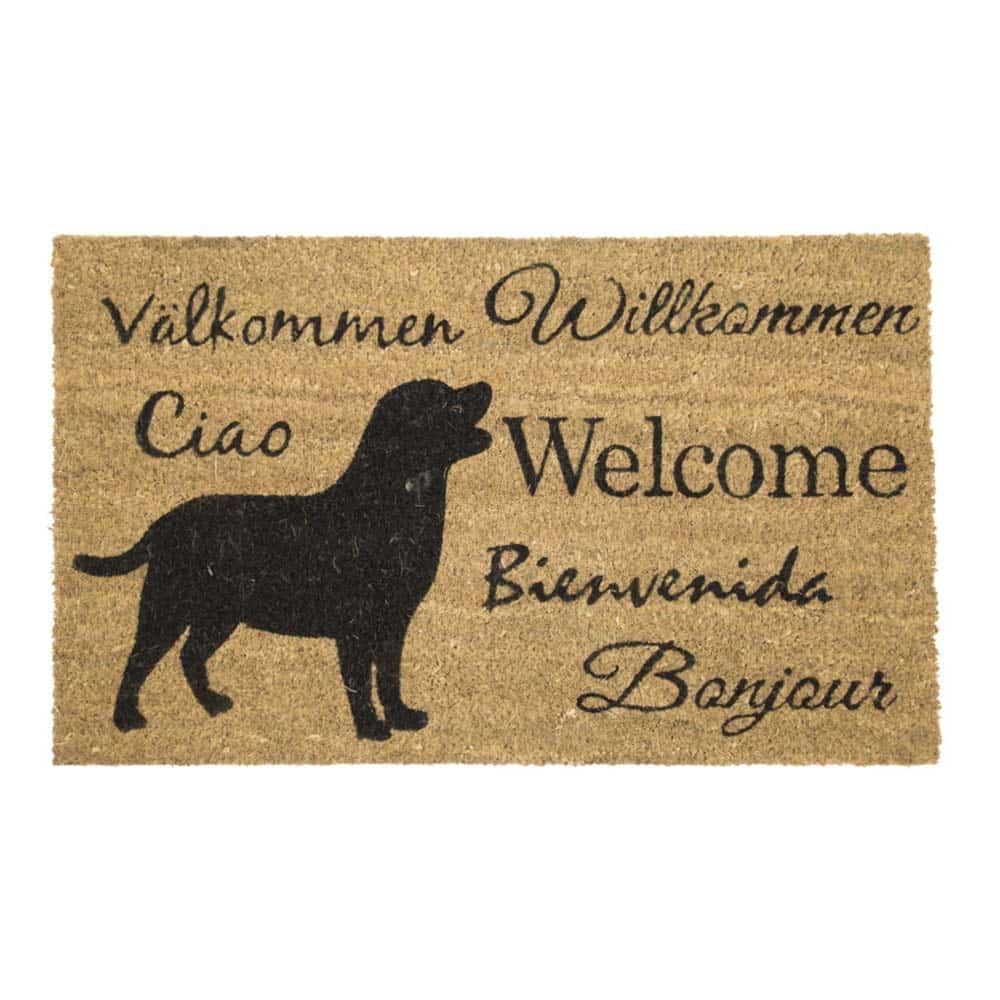 Kokosmat Hond "Welcome" (73 x 45 cm)