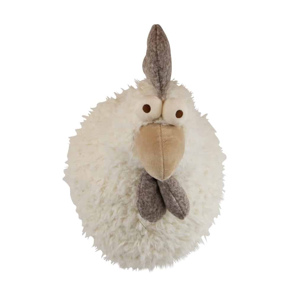 Mars&More Haan kop knuffel wanddecoratie 50 cm