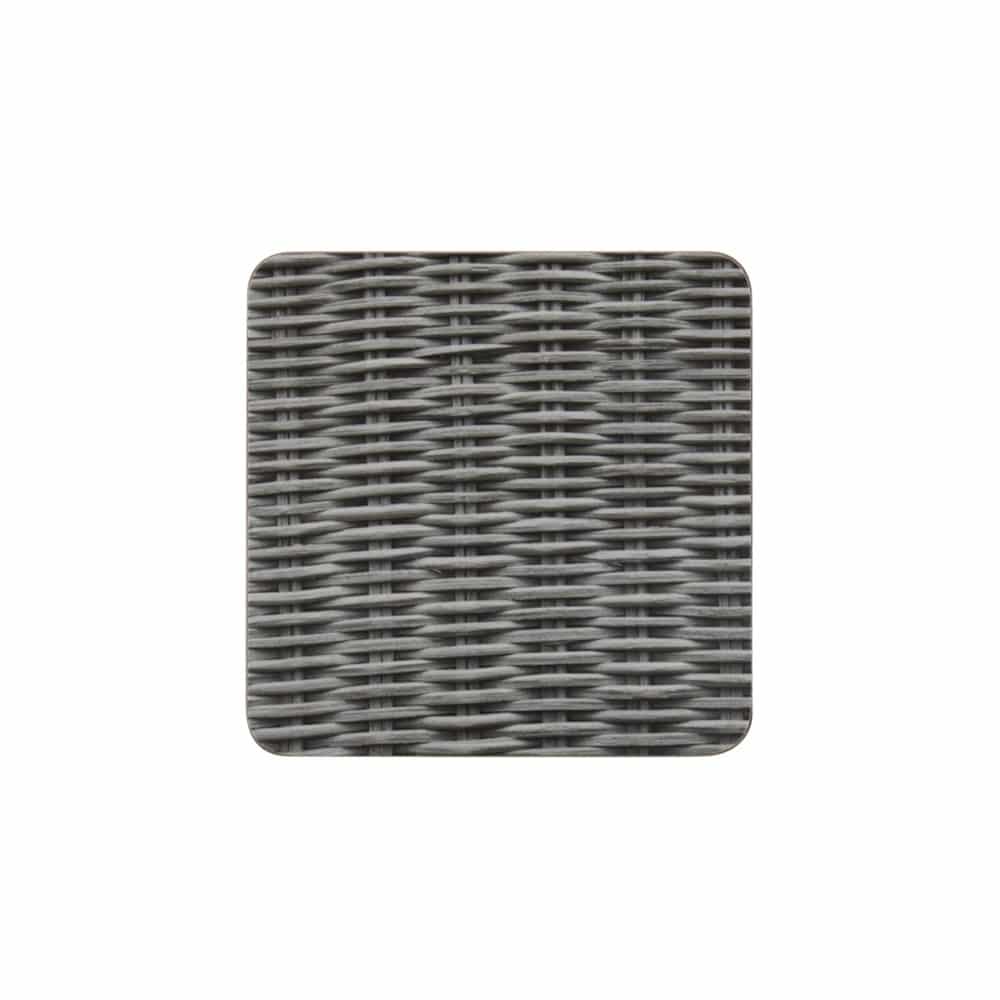 Onderzetters Rotan Grijs (Set van 6)