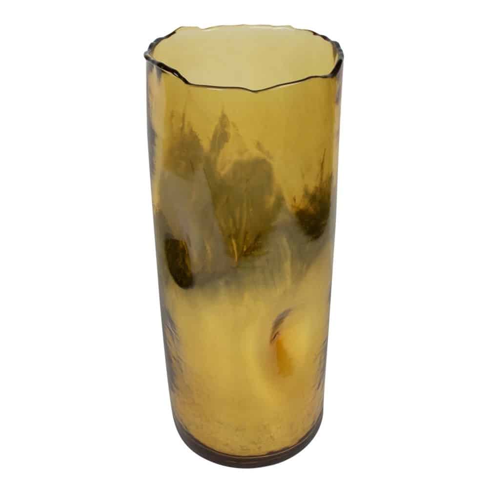 Handgeblazen Vaas Amber (Model 6)