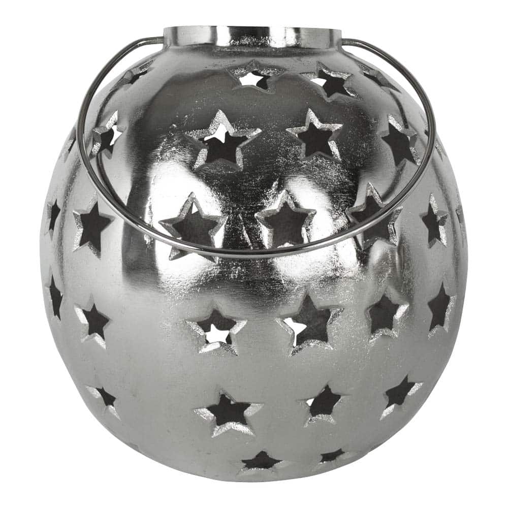 Aluminium Windlicht Sterren (30 cm)
