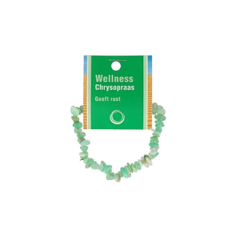 Edelsteen Splitarmband Chrysopaas met Kaart