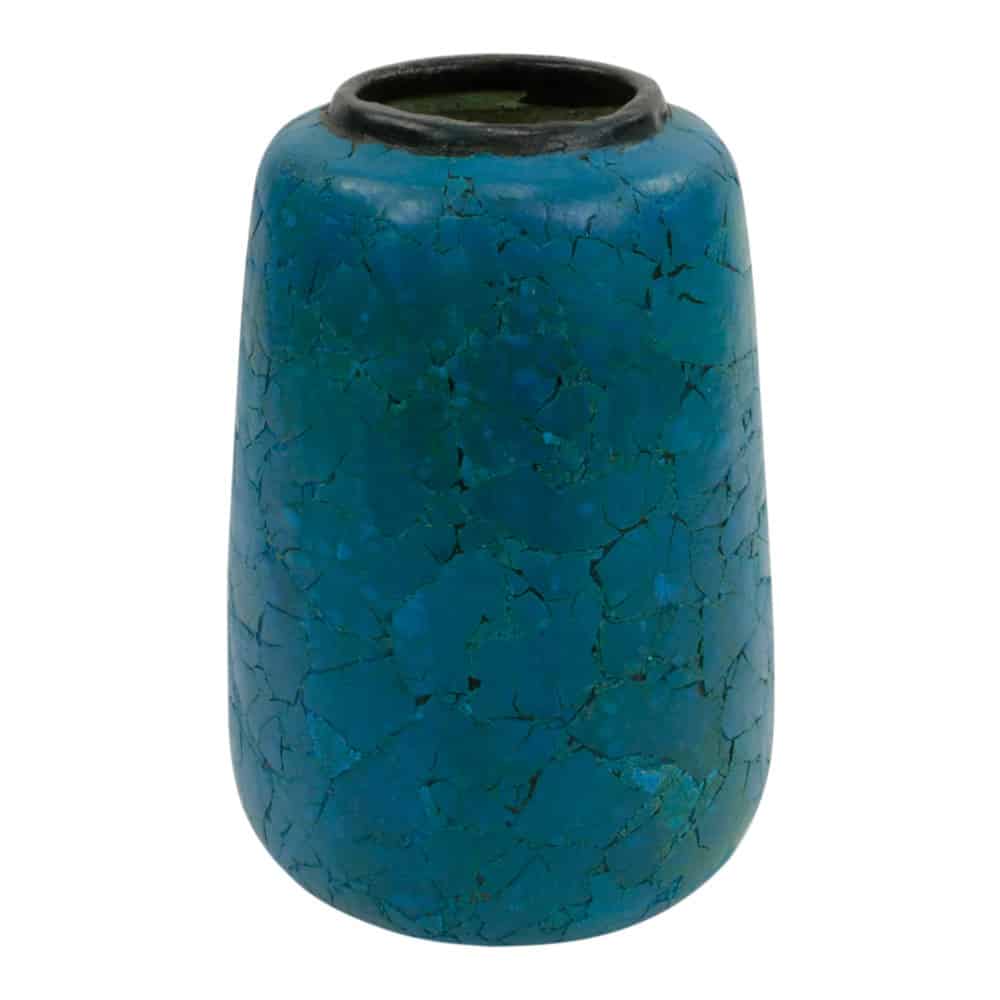 Terracotta Vaas Eierschalen Blauw (Small)