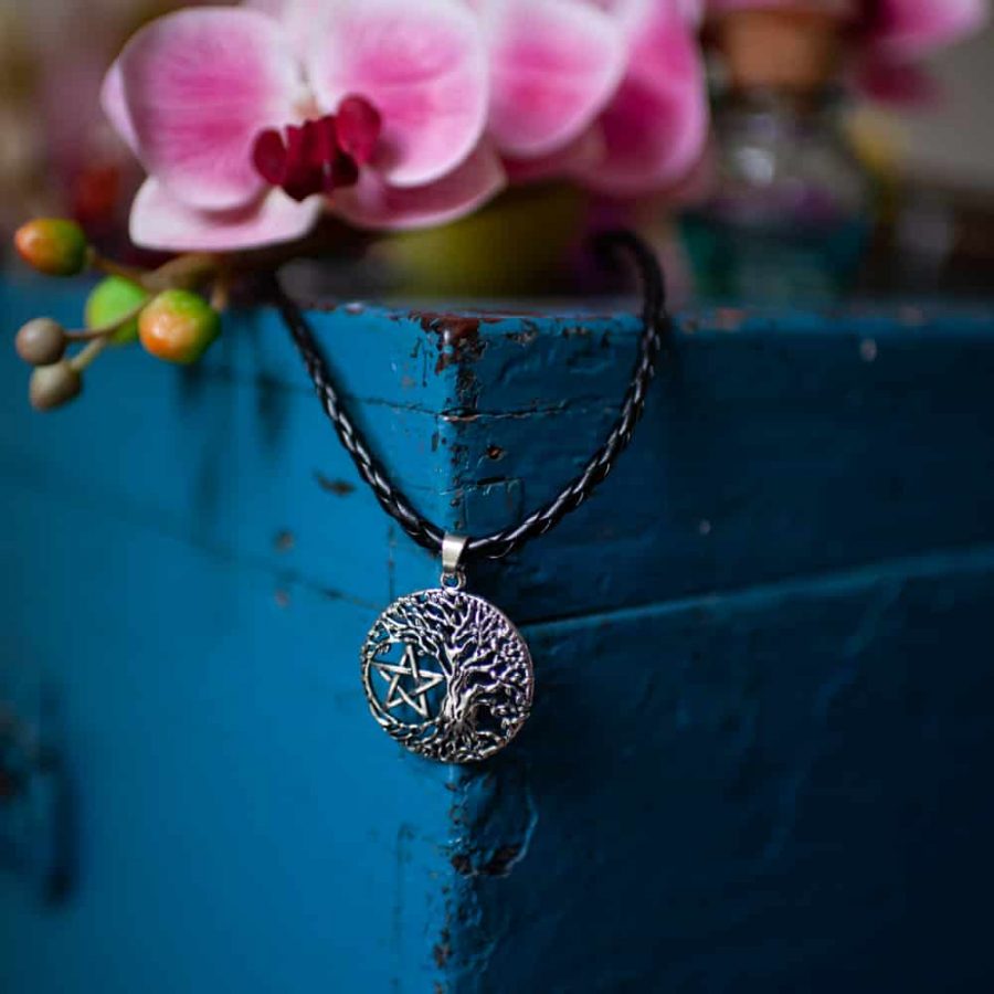 viking hanger pentagram tree of life