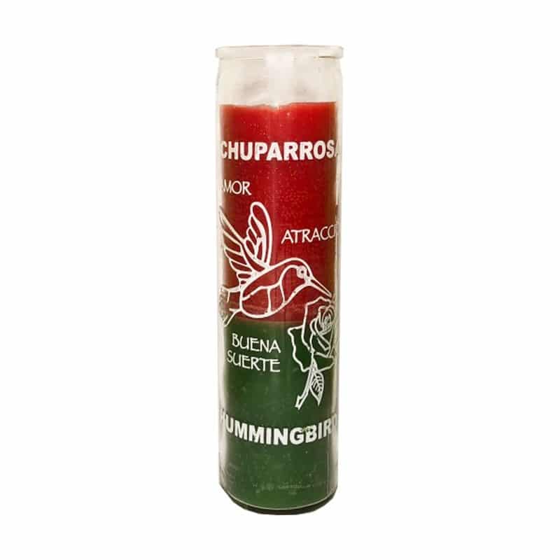 Kaars van Wax Chuparrosa (Rood en Groen)