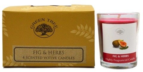Green Tree Votive Geurkaars Fig & Herbs