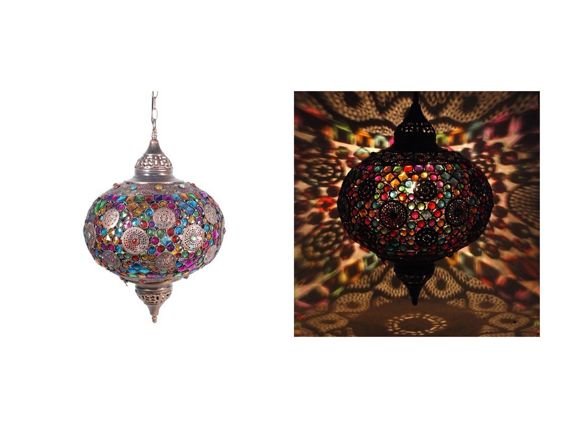 Kleurrijke Ovale Hanglamp