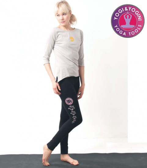 Yoga-legging &apos;Asana&apos; Katoen Zwart L