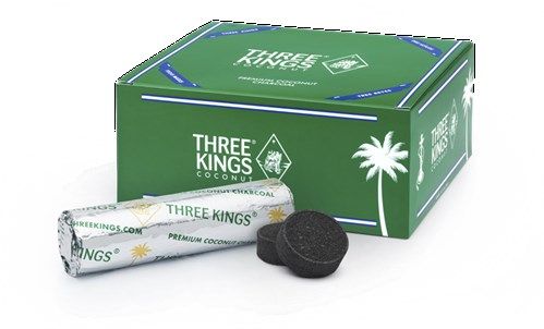 Three king Cocos Houtskool (33 mm)