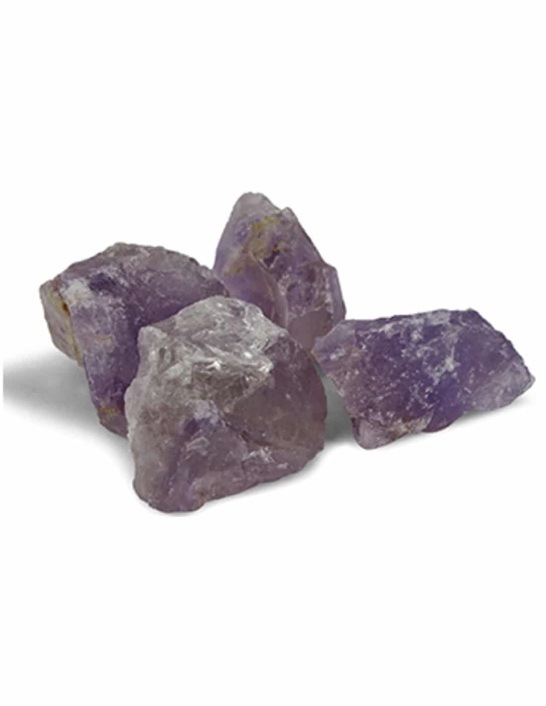 Amethist India 250 gr. ruwe brokjes donker