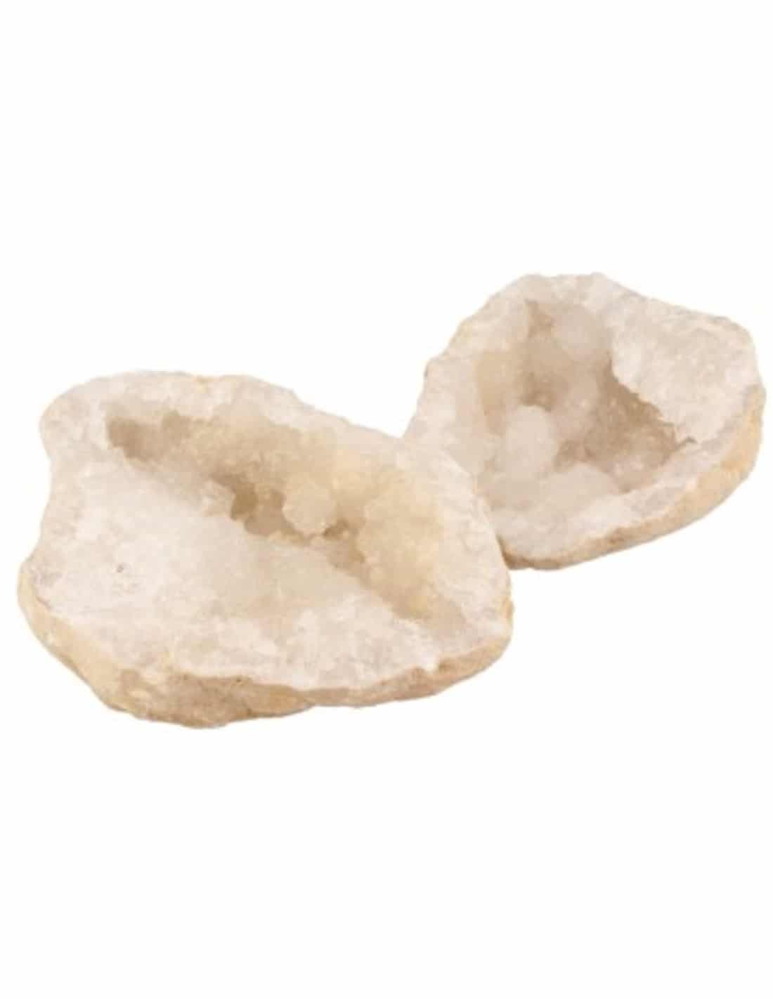 Eén paar Geodes van Bergkristal (Model 27)