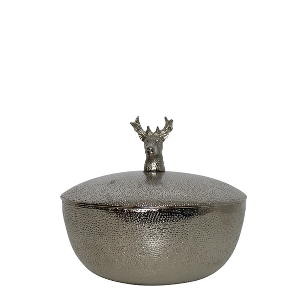 Aluminium Bakje met Deksel Hert (10 cm)