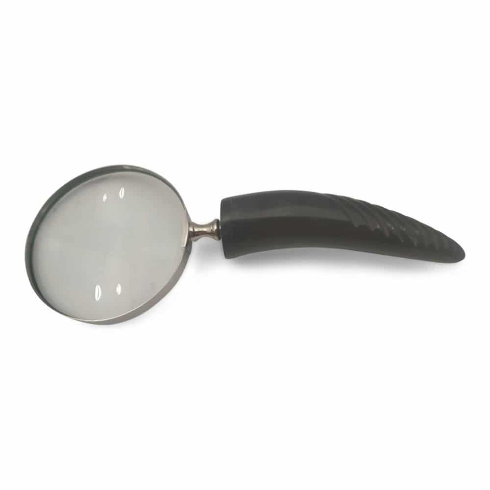 Aluminium Vergrootglas (Zilverkleurig-Zwart)