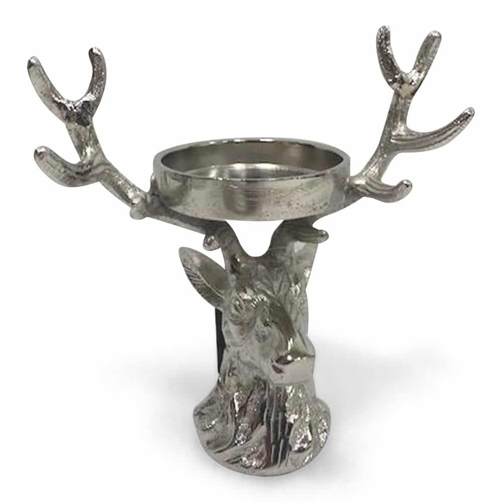 Aluminium Kandelaar Hert (20 cm)