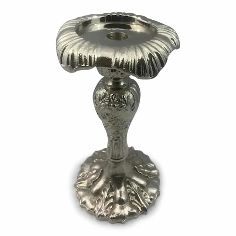 Aluminium Kandelaar Barok (26 cm)