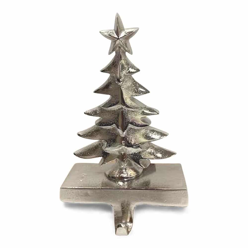 Aluminium Kerstsok Houder Dennenboom