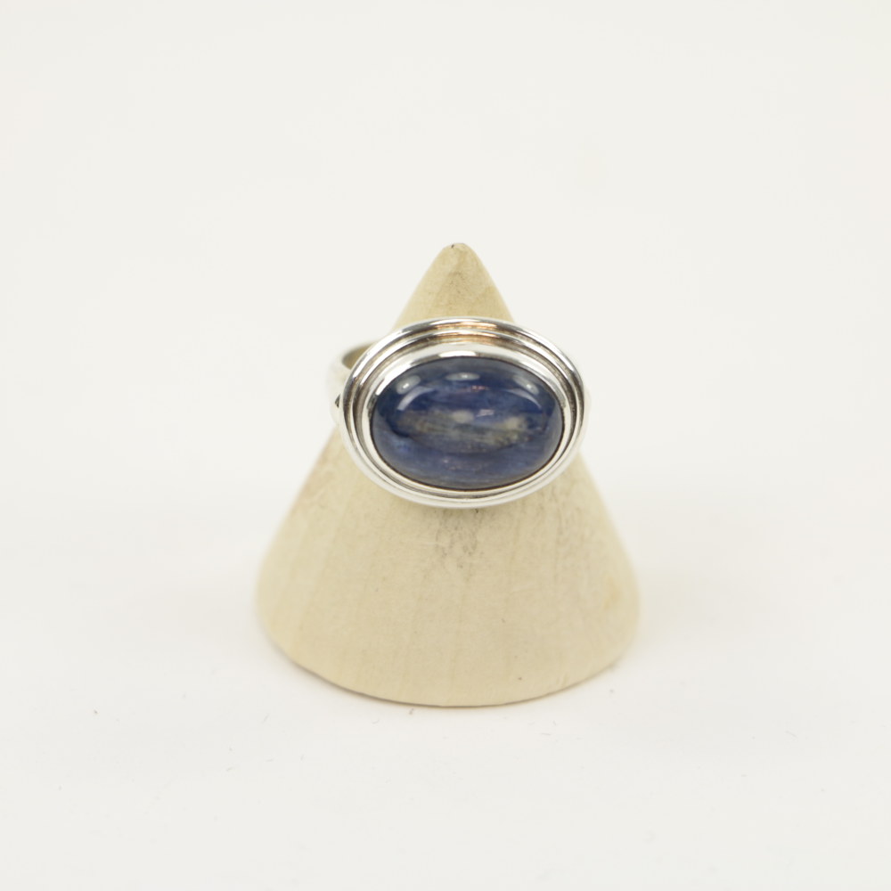 Zilveren Ring met Kyaniet Maat 16,5 - Model 2 (Sterling Zilver 925)