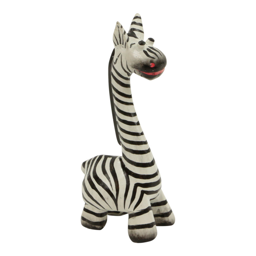 Houten Beeld Zebra (13 x 7 cm)