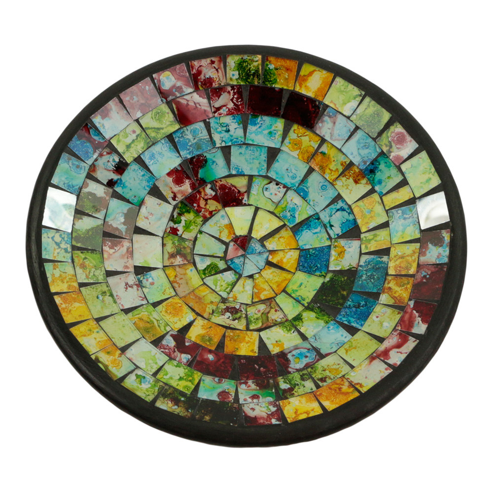 Kom Mozaïek Zachte Kleuren Multicolor (21 cm)