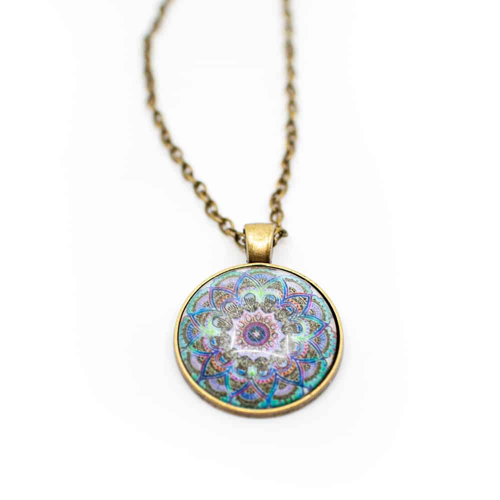 mandala tibetaans ketting kunst