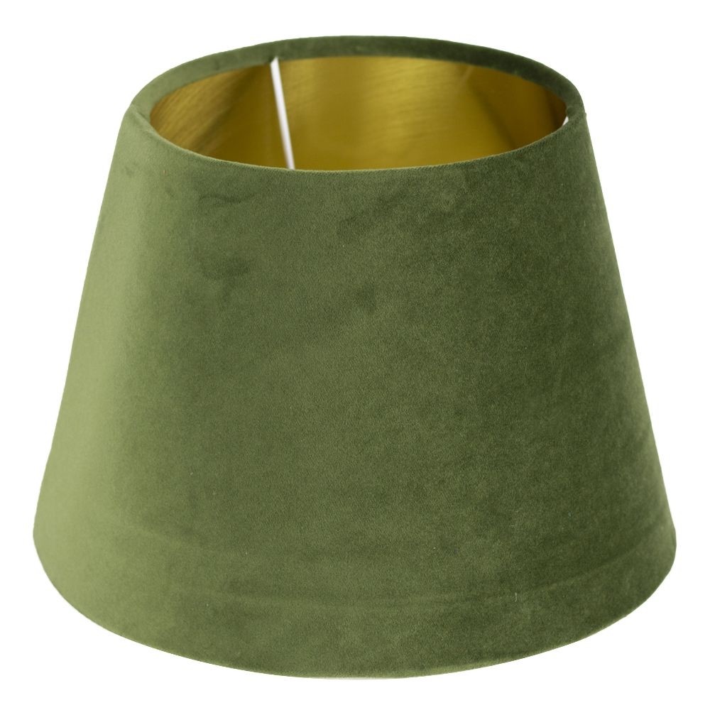Fluwelen Lampenkap Apel Groen (25 cm)