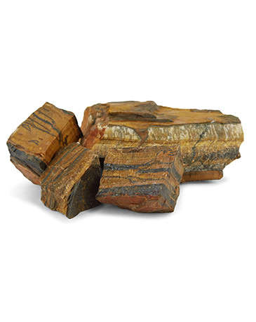 Ruwe Tijgeroog Edelsteen 2 - 4 cm Brokjes (1 kg)