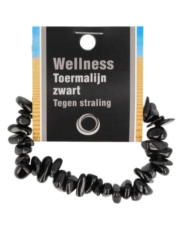 Toermalijn Zwart AA Splitarmband met Displaykaart