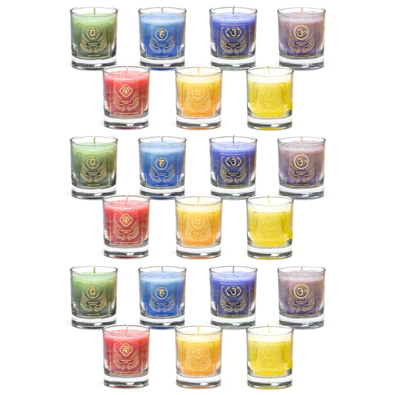 Aartsengelen Votief Geurkaarsen (Set van 7 x 3)