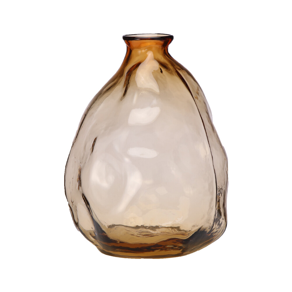 Glazen Vaas Licht Beige (26 x 18 cm)