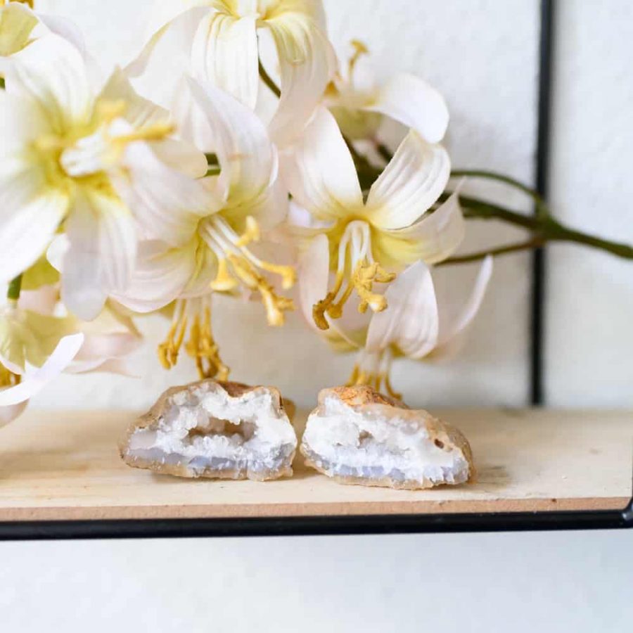 Geode van Bergkristal
