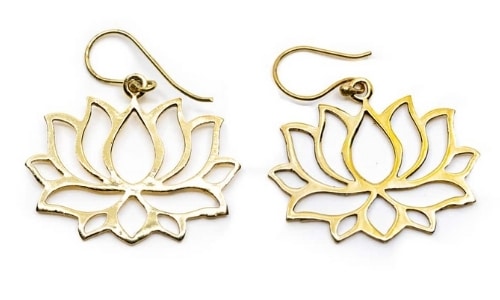 Lotus Oorbellen