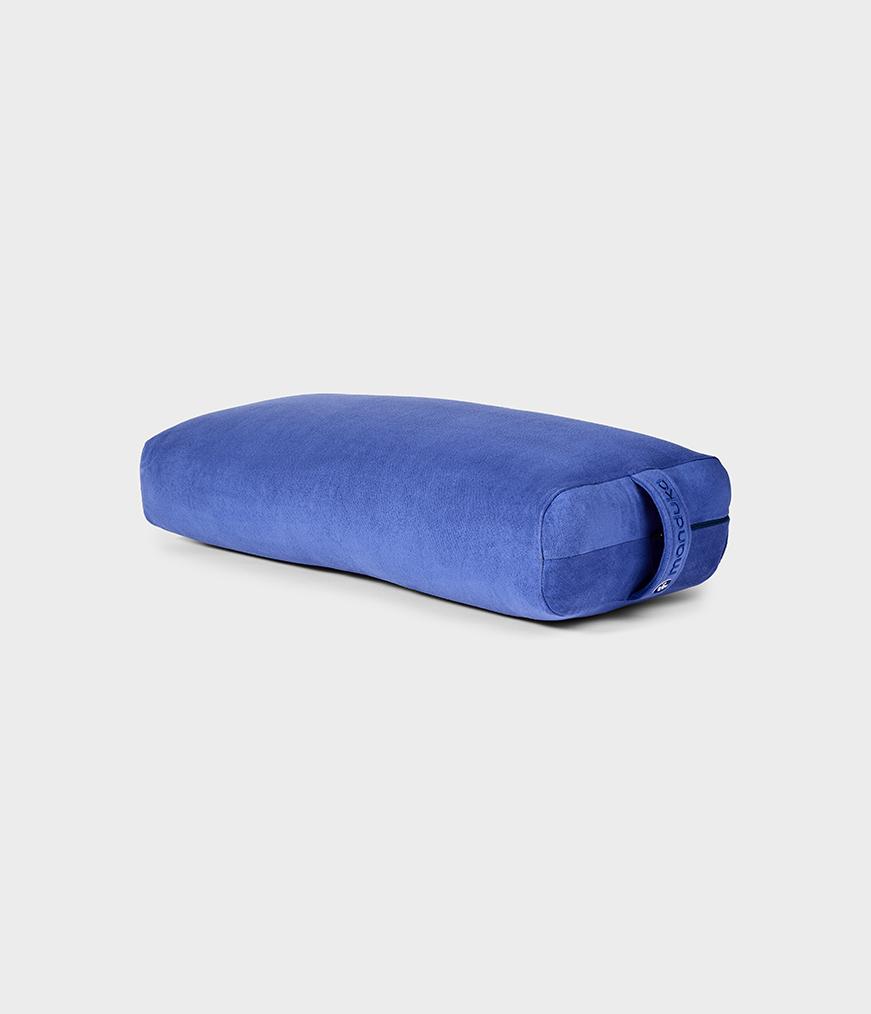 Manduka Yoga Bolster Surf Rechthoekig Katoen - (Effen - Blauw) - 71 x 30 x 12 cm