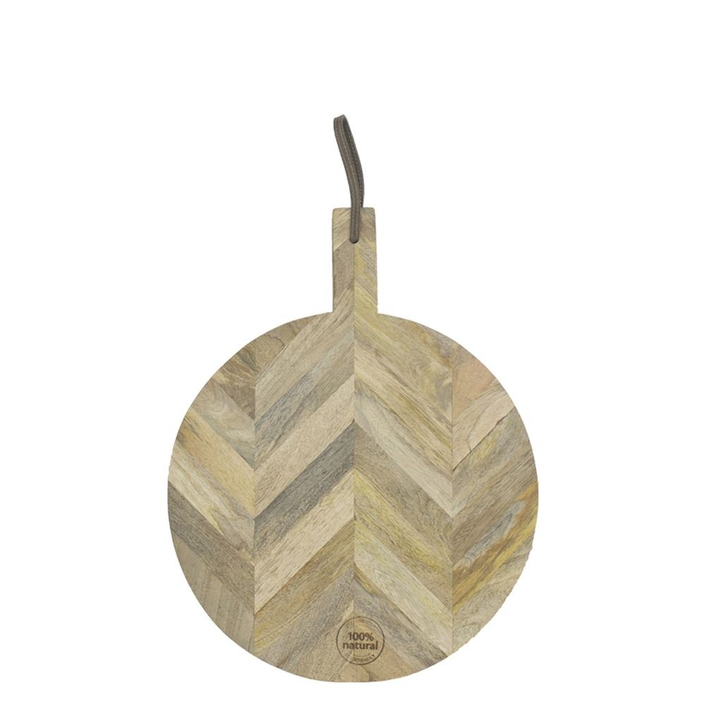 Ronde Snijplank van Mangohout (51 cm)