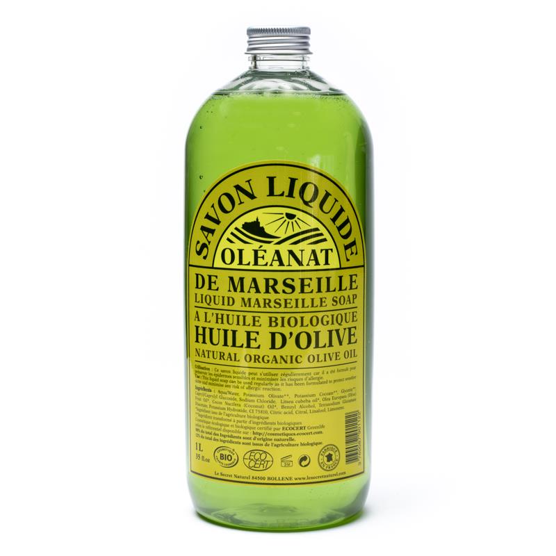 Oléanat Vloeibare Zeep Olijfolie BIO (1 liter)